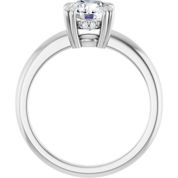 Double Claw-Prong Engagement Ring Image 2 Blocher Jewelers Ellwood City, PA
