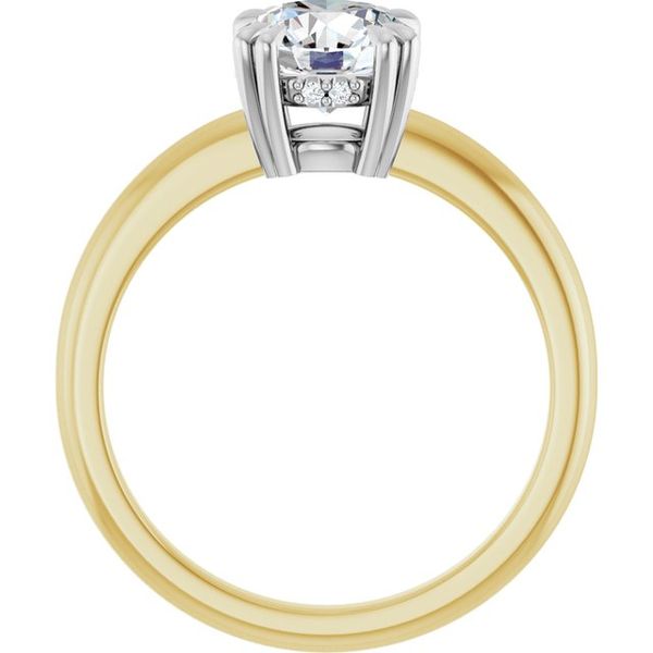 Double Claw-Prong Engagement Ring Image 2 Blocher Jewelers Ellwood City, PA
