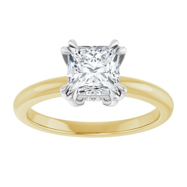 Double Claw-Prong Engagement Ring Image 3 Blue Water Jewelers Saint Augustine, FL