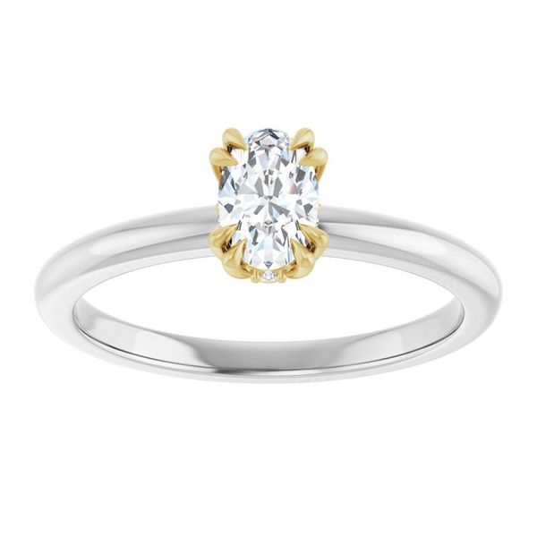 Double Claw-Prong Engagement Ring Image 3 LeeBrant Jewelry & Watch Co Sandy Springs, GA