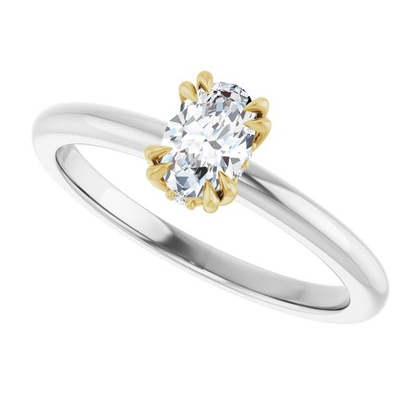 Double Claw-Prong Engagement Ring Image 5 LeeBrant Jewelry & Watch Co Sandy Springs, GA