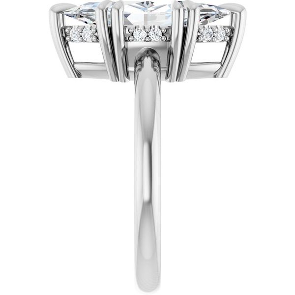 Double Claw-Prong Engagement Ring Image 4 Blocher Jewelers Ellwood City, PA