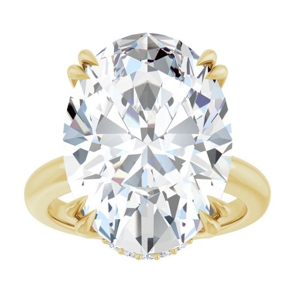 Double Claw-Prong Engagement Ring Image 3 Leitzel's Jewelry Myerstown, PA