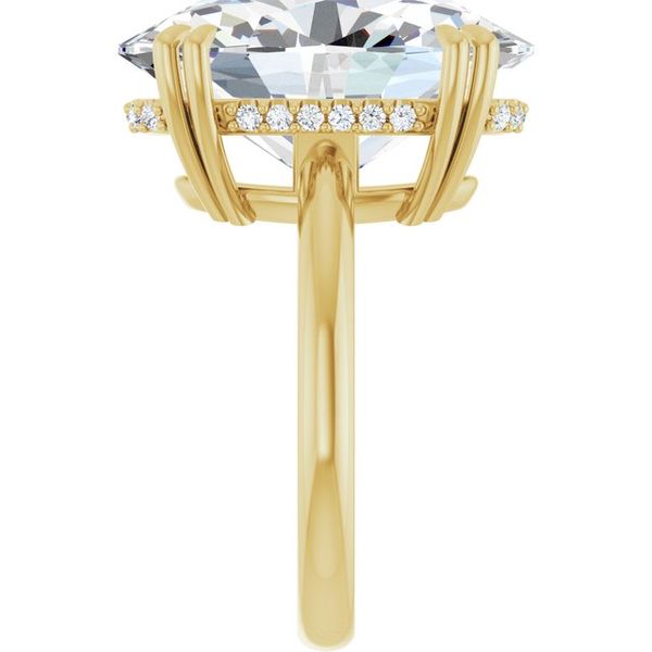 Double Claw-Prong Engagement Ring Image 4 Leitzel's Jewelry Myerstown, PA