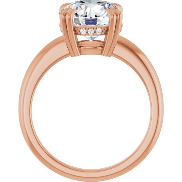 Double Claw-Prong Engagement Ring Image 2 Blocher Jewelers Ellwood City, PA