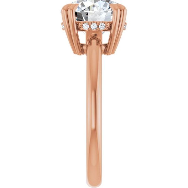 Double Claw-Prong Engagement Ring Image 4 Blocher Jewelers Ellwood City, PA