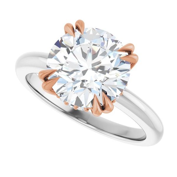 Double Claw-Prong Engagement Ring Image 5 Blue Water Jewelers Saint Augustine, FL