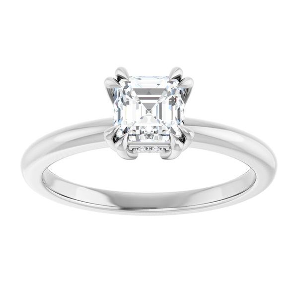 Double Claw-Prong Engagement Ring Image 3 Blue Water Jewelers Saint Augustine, FL