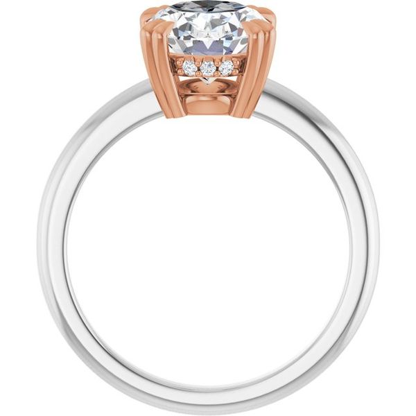 Double Claw-Prong Engagement Ring Image 2 Michael Szwed Jewelers Longmeadow, MA