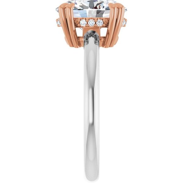 Double Claw-Prong Engagement Ring Image 4 Michael Szwed Jewelers Longmeadow, MA