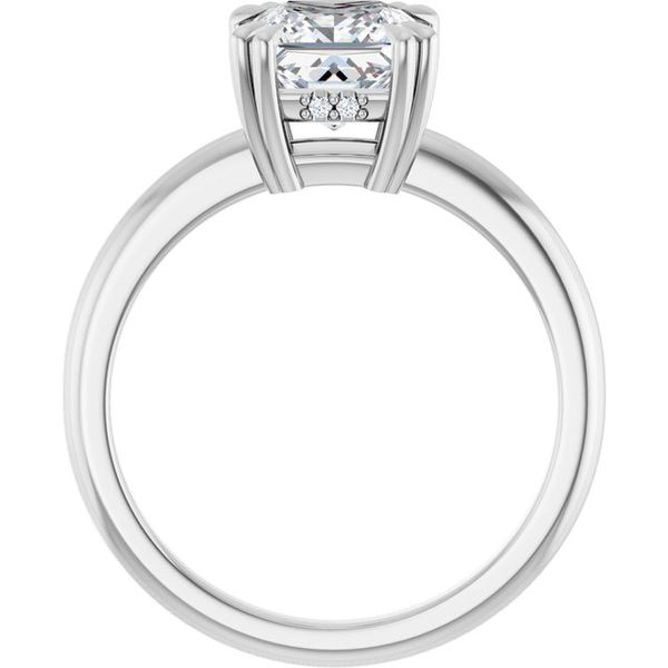Double Claw-Prong Engagement Ring Image 2 Michael Szwed Jewelers Longmeadow, MA