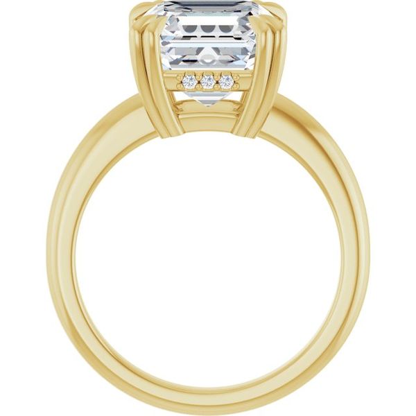 Double Claw-Prong Engagement Ring Image 2 Michael Szwed Jewelers Longmeadow, MA