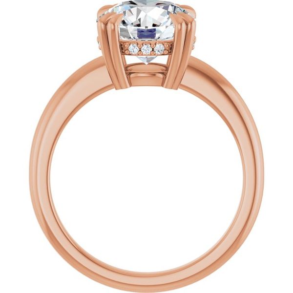 Double Claw-Prong Engagement Ring Image 2 Leitzel's Jewelry Myerstown, PA