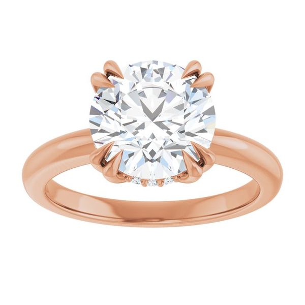 Double Claw-Prong Engagement Ring Image 3 Leitzel's Jewelry Myerstown, PA