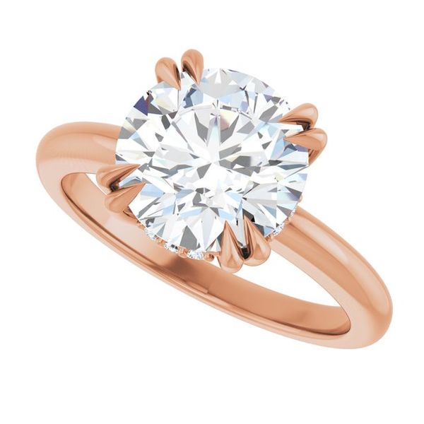 Double Claw-Prong Engagement Ring Image 5 Leitzel's Jewelry Myerstown, PA