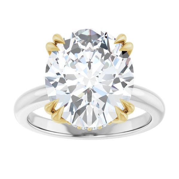 Double Claw-Prong Engagement Ring Image 3 Blocher Jewelers Ellwood City, PA