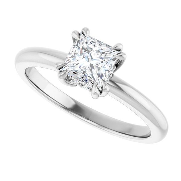 Double Claw-Prong Engagement Ring Image 5 Waddington Jewelers Bowling Green, OH
