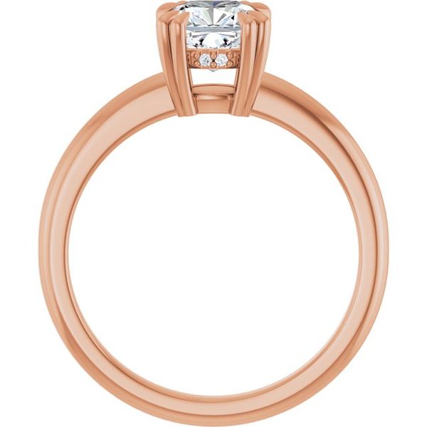 Double Claw-Prong Engagement Ring Image 2 Vulcan's Forge LLC KANSAS CITY, MO