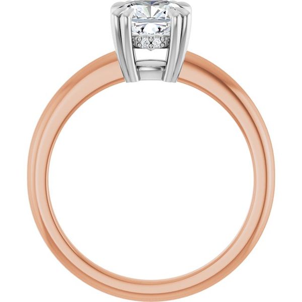 Double Claw-Prong Engagement Ring Image 2 Vulcan's Forge LLC KANSAS CITY, MO