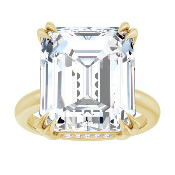 Double Claw-Prong Engagement Ring Image 3 Leitzel's Jewelry Myerstown, PA