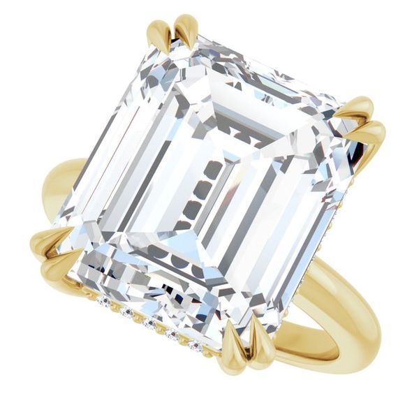 Double Claw-Prong Engagement Ring Image 5 Leitzel's Jewelry Myerstown, PA