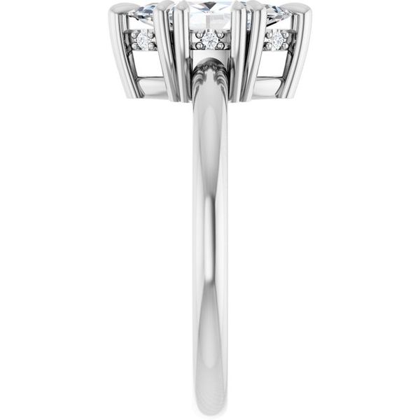Double Claw-Prong Engagement Ring Image 4 Blue Water Jewelers Saint Augustine, FL
