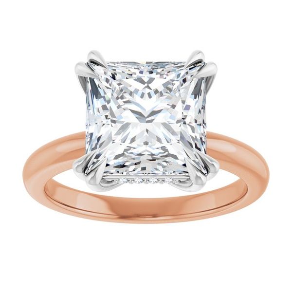 Double Claw-Prong Engagement Ring Image 3 Blocher Jewelers Ellwood City, PA