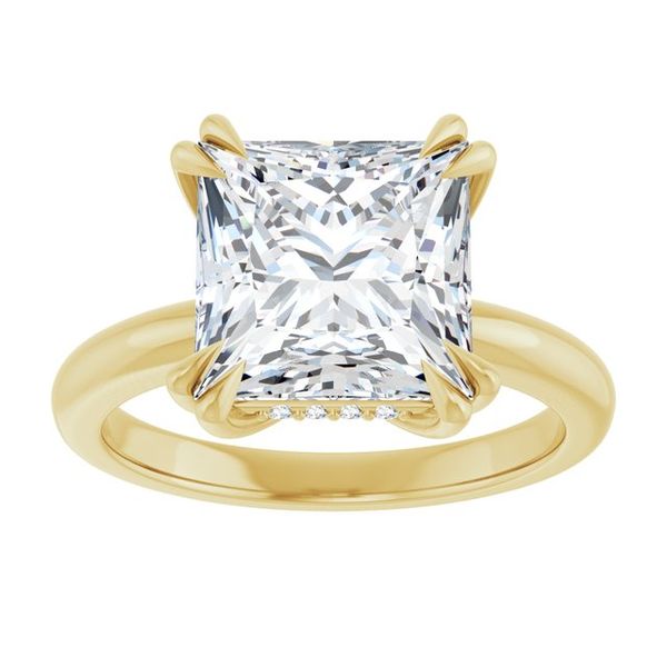 Double Claw-Prong Engagement Ring Image 3 Leitzel's Jewelry Myerstown, PA