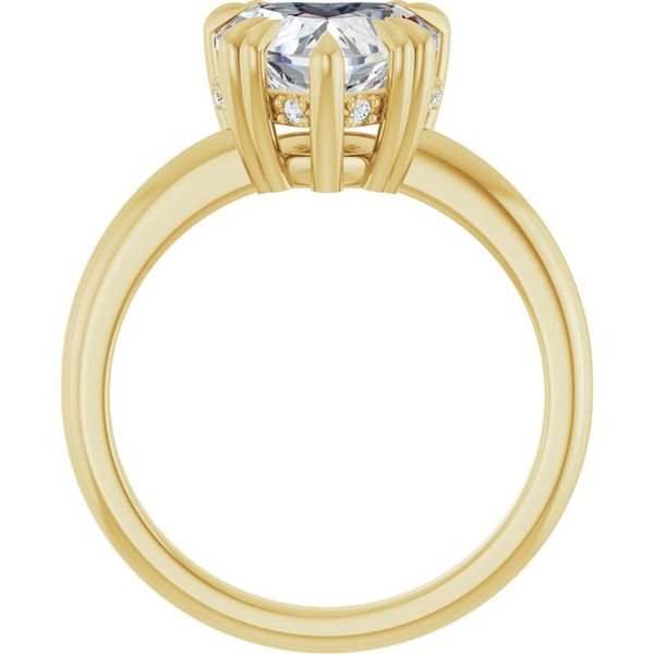 Double Claw-Prong Engagement Ring Image 2 Blocher Jewelers Ellwood City, PA