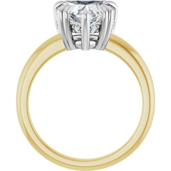 Double Claw-Prong Engagement Ring Image 2 Blocher Jewelers Ellwood City, PA