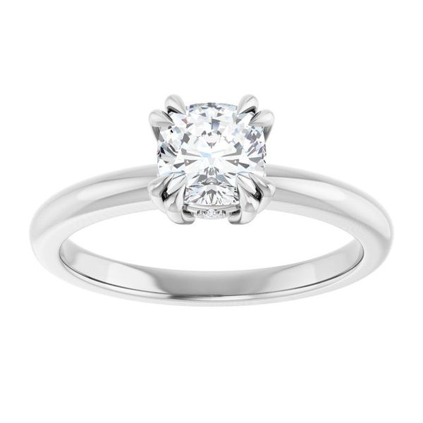 Double Claw-Prong Engagement Ring Image 3 LeeBrant Jewelry & Watch Co Sandy Springs, GA