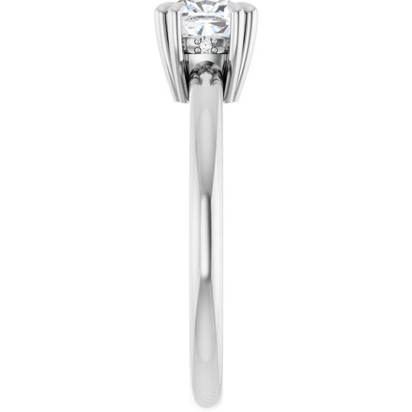 Double Claw-Prong Engagement Ring Image 4 LeeBrant Jewelry & Watch Co Sandy Springs, GA
