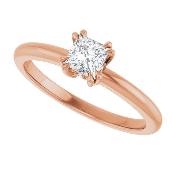 Double Claw-Prong Engagement Ring Image 5 Waddington Jewelers Bowling Green, OH