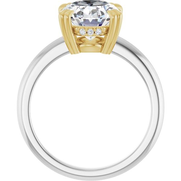 Double Claw-Prong Engagement Ring Image 2 Blue Water Jewelers Saint Augustine, FL