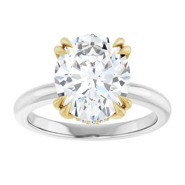 Double Claw-Prong Engagement Ring Image 3 Blue Water Jewelers Saint Augustine, FL