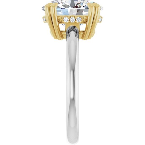 Double Claw-Prong Engagement Ring Image 4 Blue Water Jewelers Saint Augustine, FL