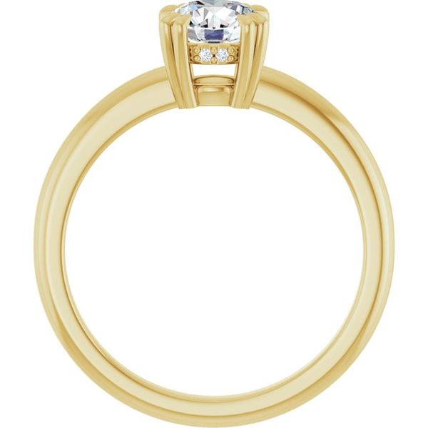 Double Claw-Prong Engagement Ring Image 2 Blocher Jewelers Ellwood City, PA