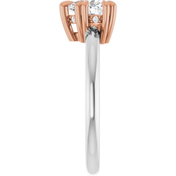 Double Claw-Prong Engagement Ring Image 4 Blocher Jewelers Ellwood City, PA
