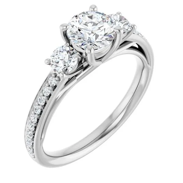 Ever Ever Three-Stone Engagement Ring Raleigh