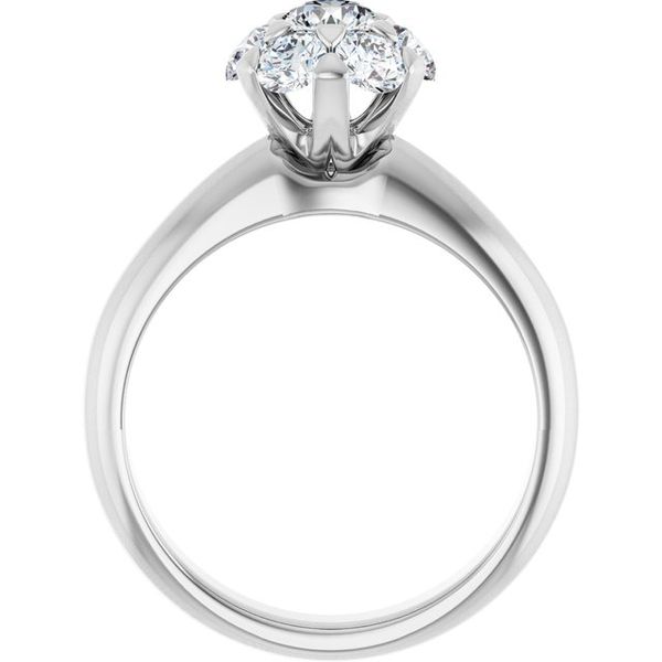Cluster Engagement Ring Image 2 Jambs Jewelry Raymond, NH
