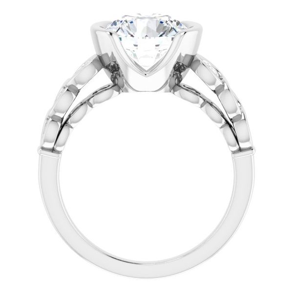Bezel-Set Engagement Ring Image 2 J. Thomas Jewelers Rochester Hills, MI