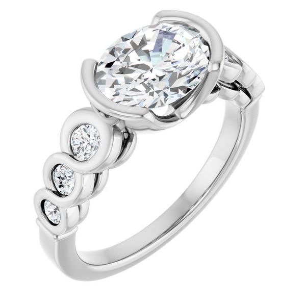 Bezel-Set Engagement Ring J. Thomas Jewelers Rochester Hills, MI