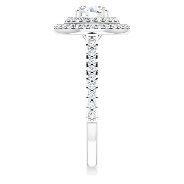 Double Halo-Style Engagement Ring Image 4 Pickens Jewelers, Inc. Atlanta, GA