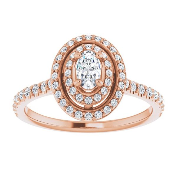 Double Halo-Style Engagement Ring Image 3 Pickens Jewelers, Inc. Atlanta, GA