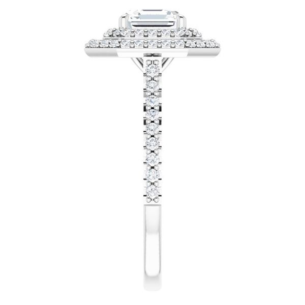 Double Halo-Style Engagement Ring Image 4 Futer Bros Jewelers York, PA