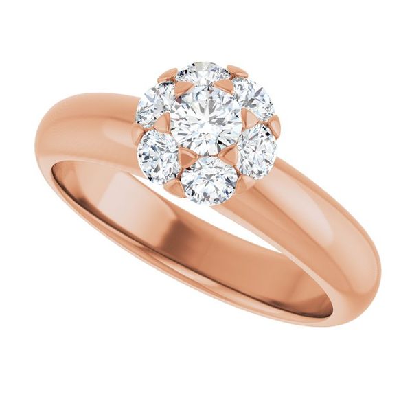 Cluster Engagement Ring Image 5 Minor Jewelry Inc. Nashville, TN