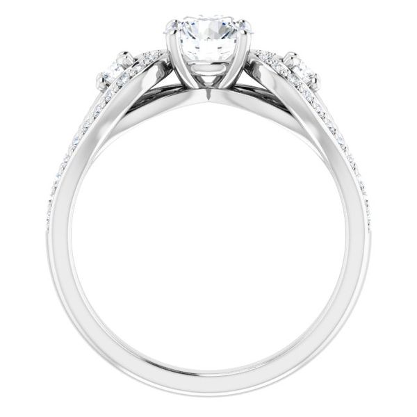 Vintage-Inspired Engagement Ring Image 2 Karadema Inc Orlando, FL