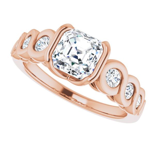 Bezel-Set Engagement Ring Image 5 Stuart Benjamin & Co. Jewelry Designs San Diego, CA