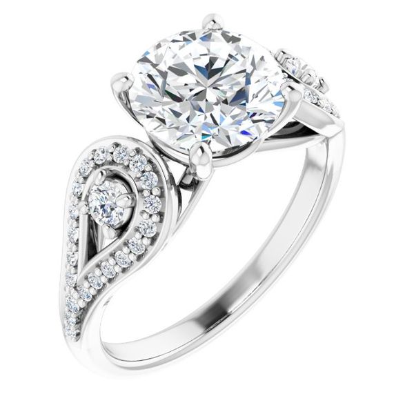 Vintage-Inspired Engagement Ring Stuart Benjamin & Co. Jewelry Designs San Diego, CA
