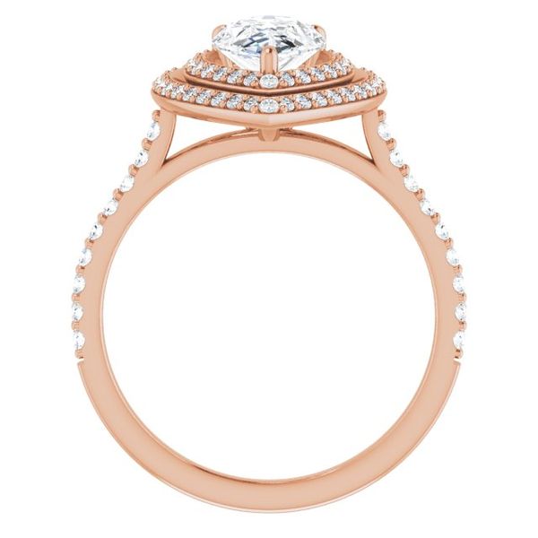 Double Halo-Style Engagement Ring Image 2 Mark Jewellers La Crosse, WI